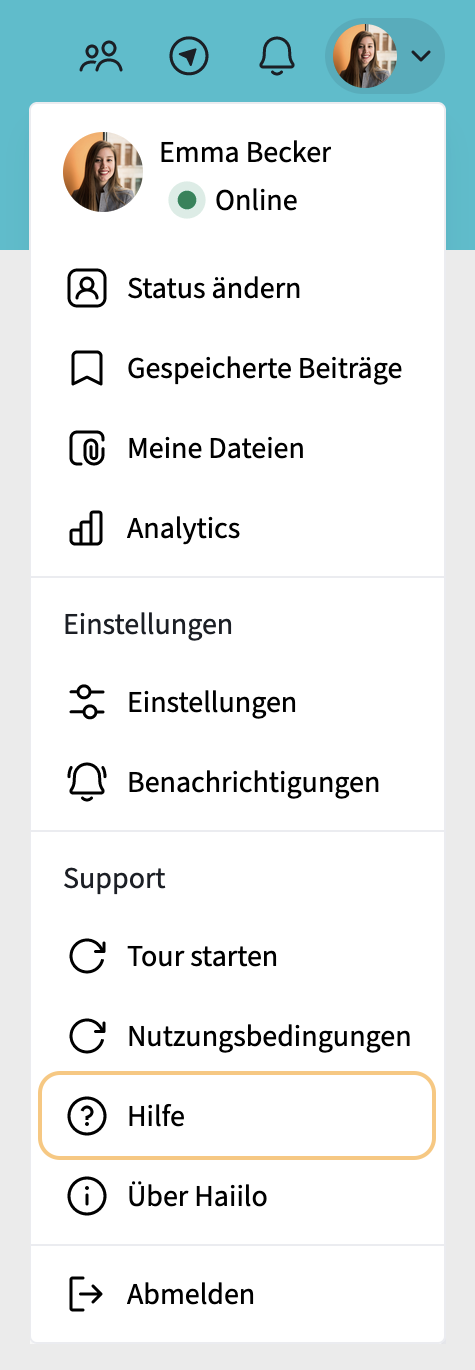Hilfeelement im Dropdown-Menü des Nutzers.png