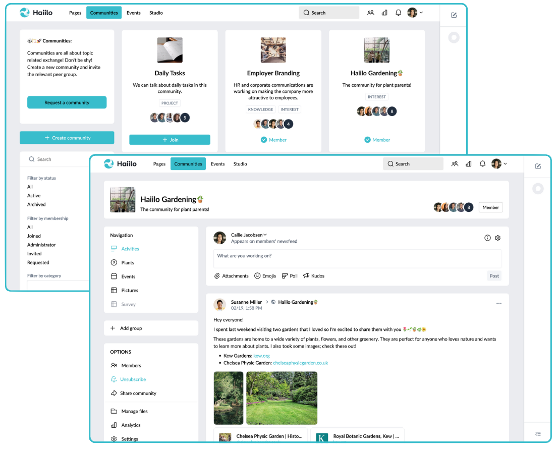 communities tab overview and an open community.png