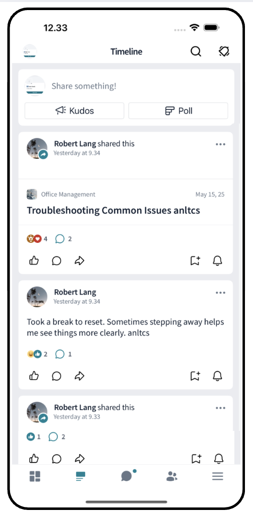 timeline on mobile with home dashboard enabled.png