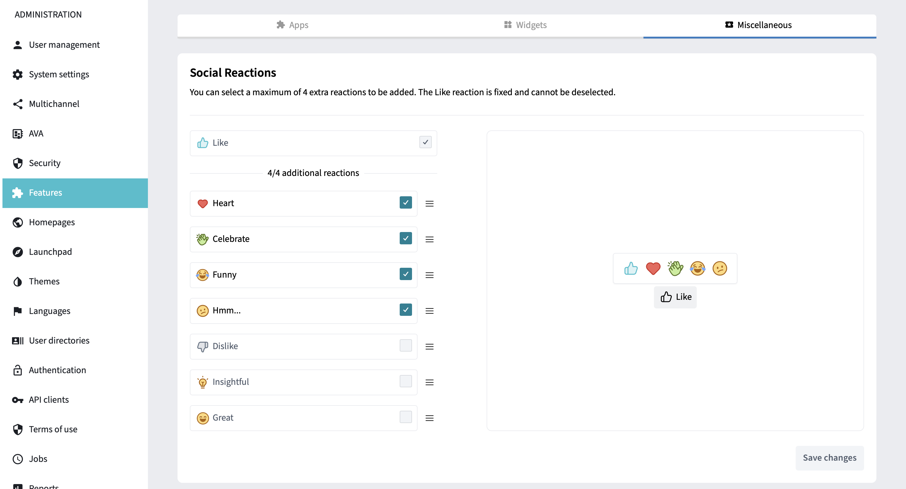 configure social reaction settings.png