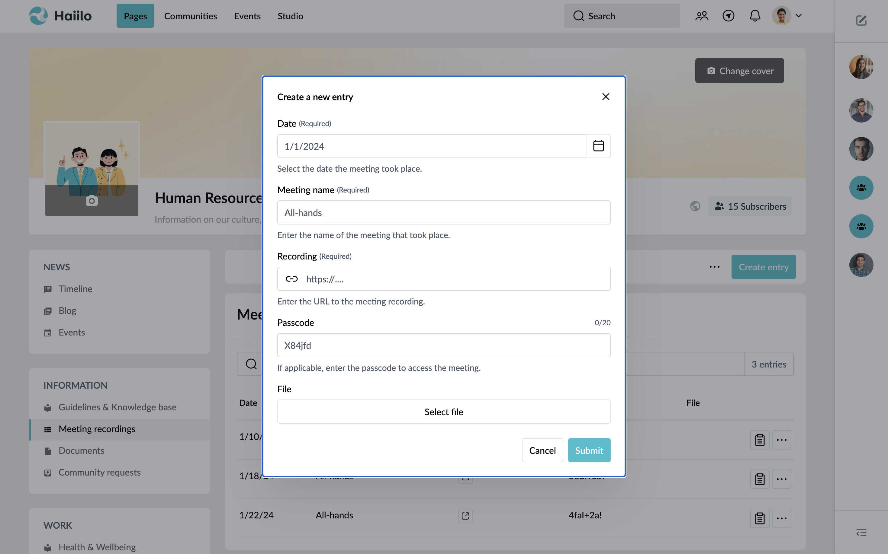 creating list entry in a list app.png