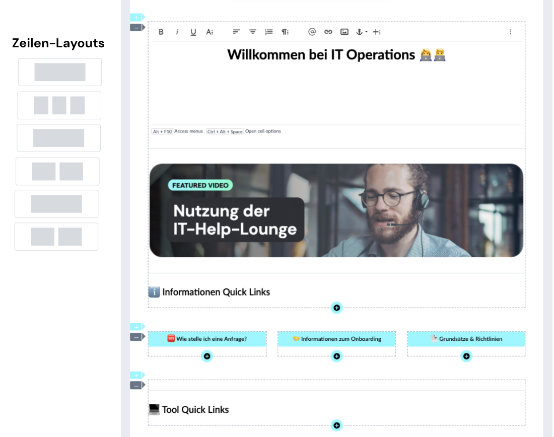 Zeilen und Widgets in einer Inhalte-App für einen Begrüßungsbereich Teil 1.png
