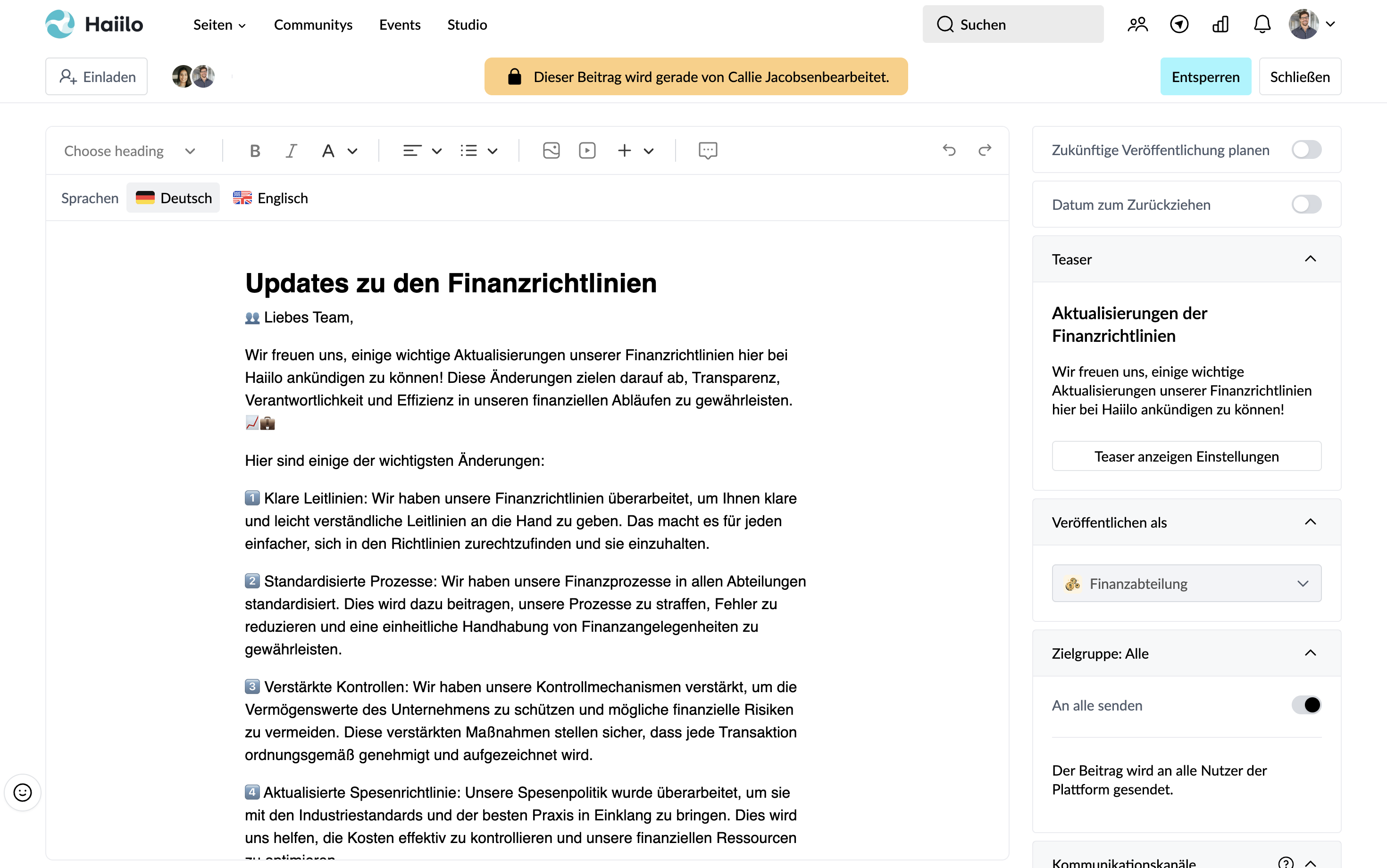 ein Multichannel-Beitrag in der gesperrten Ansicht.png